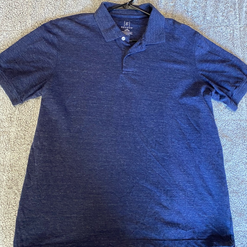 Men’s George Navy Blue Polo Shirt